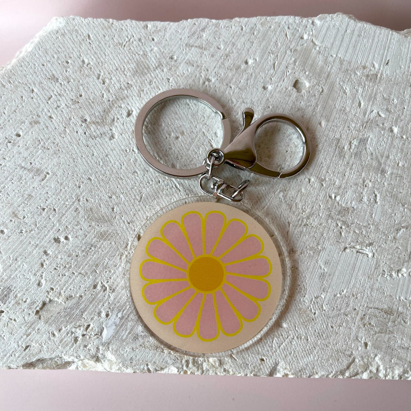 KEYRING LEMON FLOWER