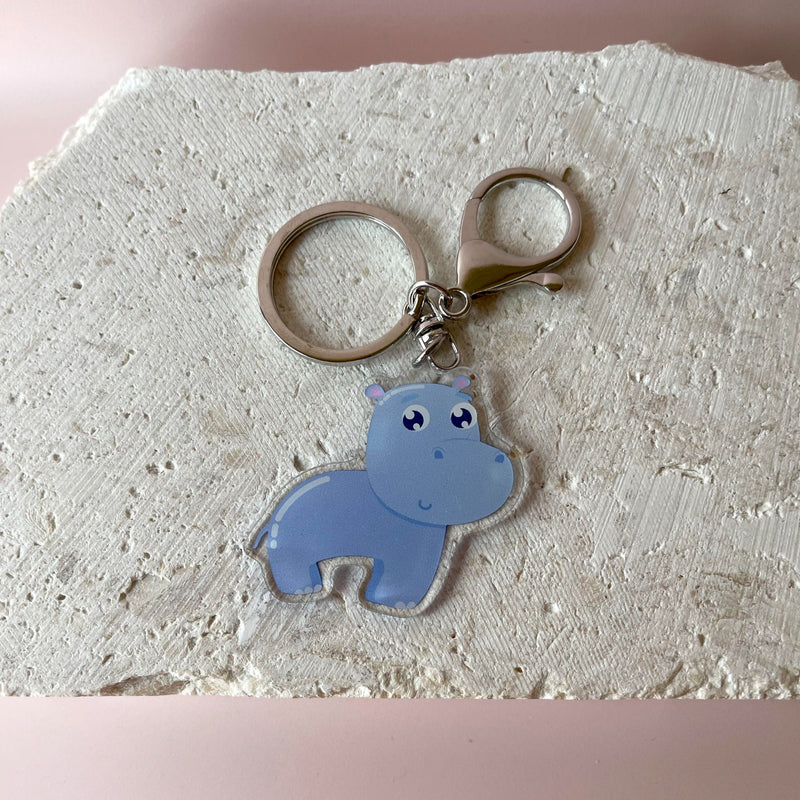 KEYRING HIPPO